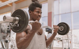 Bicep musculus aedificium consilium in gyms