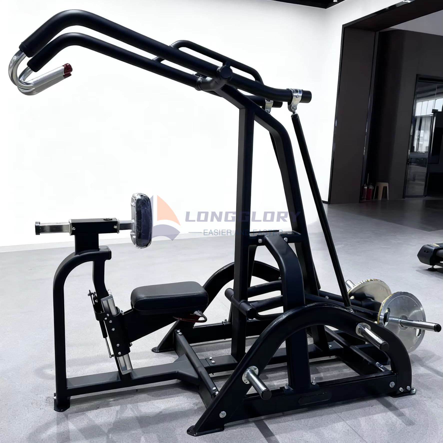 Duobus modis utendi Lat Pulldown Machina