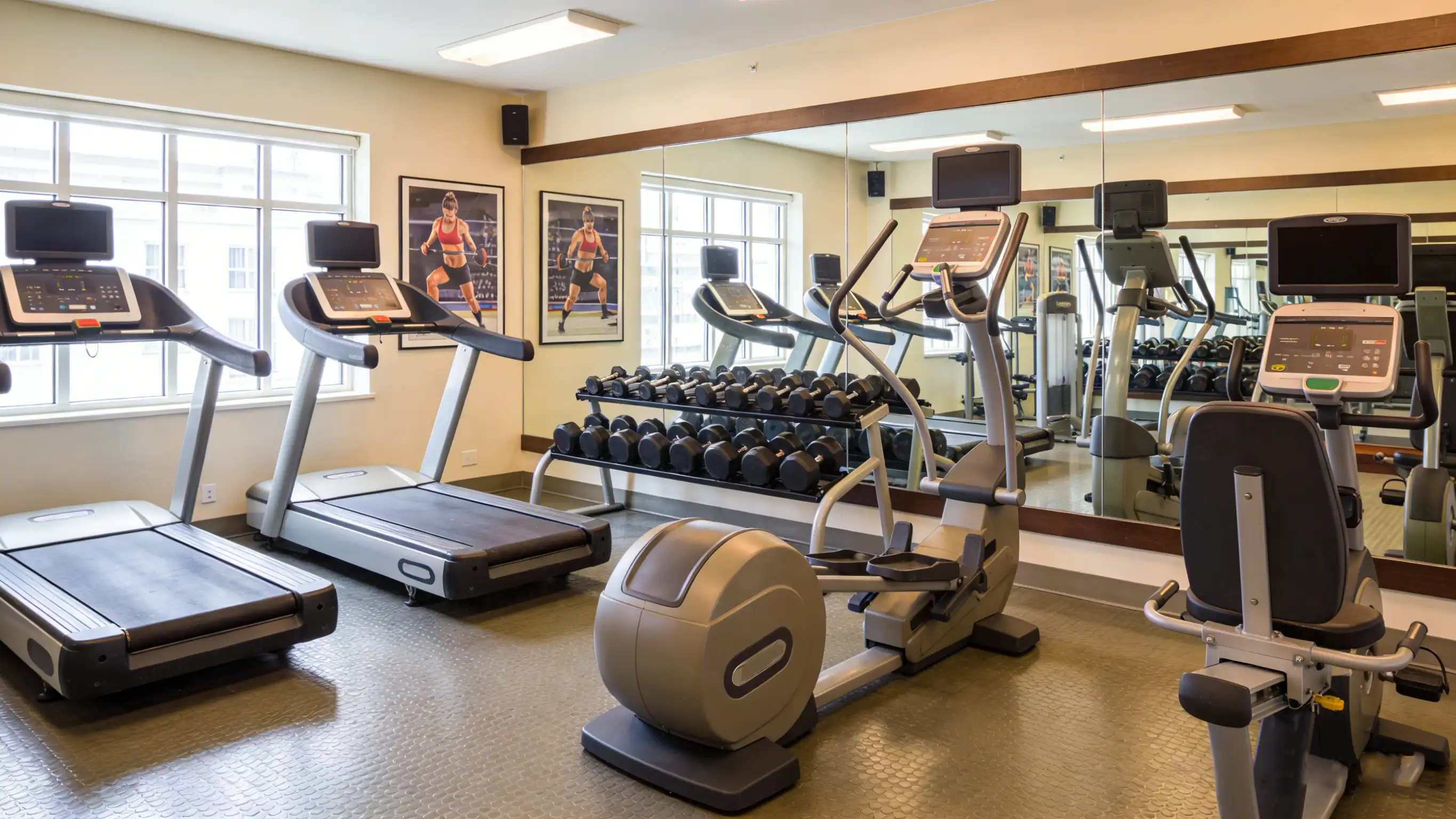 How to Equip Corporate Gyms, Home Gyms, and Opportunitas Studios Under 100 Square Meters?