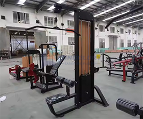 seated row lat pulldown machine with pin selector lat pulldown