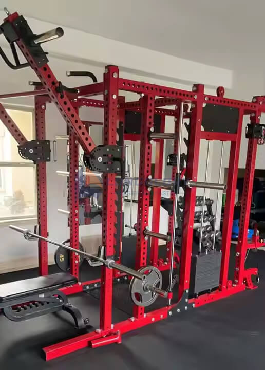 High Quality Multi Functional Gym Equipment Strength Training 800kg 3d Smith Machine Mutli Function Station for Indoor Gym 