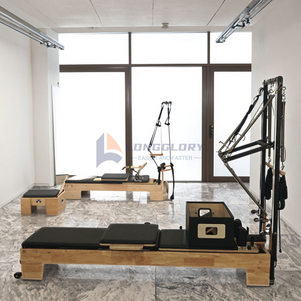 Quercus lignum Pilates machina cum turrim